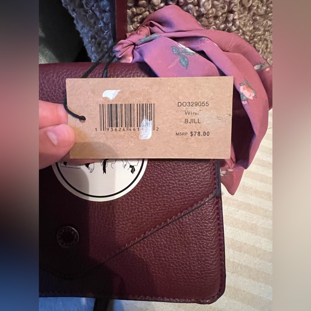 Steve Madden Bjill Top Handle Maroon Purse - Picture 11 of 11